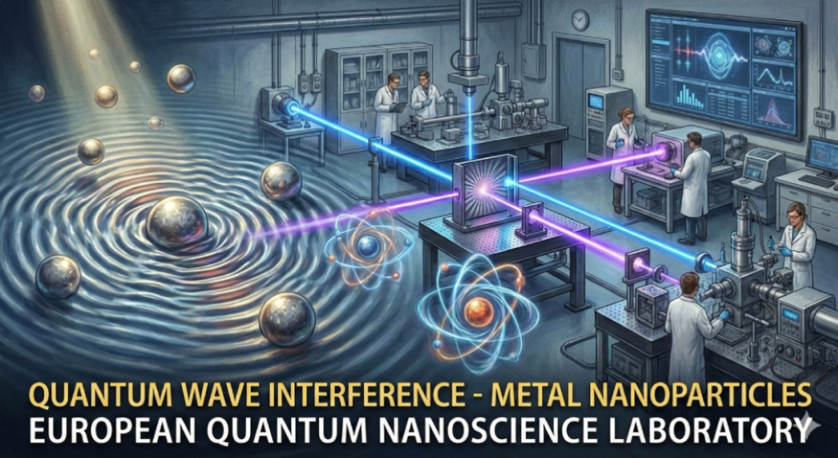 Quantum interference observed in metal nanoparticles by University of Vienna scientists
