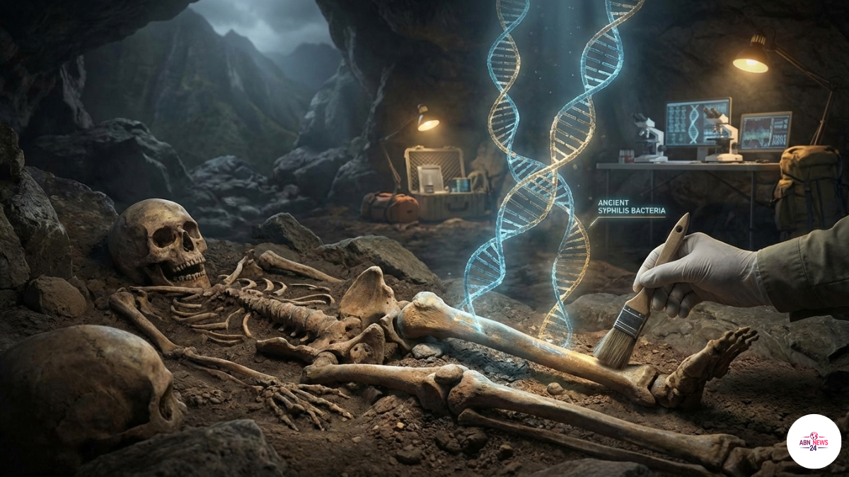 Ancient human bone from Colombia revealing syphilis bacteria DNA through scientific research