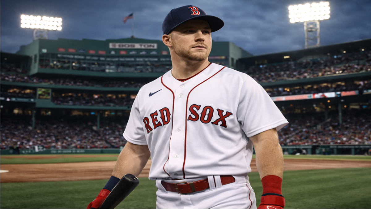 Boston Red Sox player Caleb Durbin after trade from Milwaukee Brewers